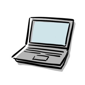 illustration of a laptop