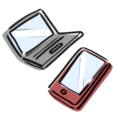 Mobile device illustration
